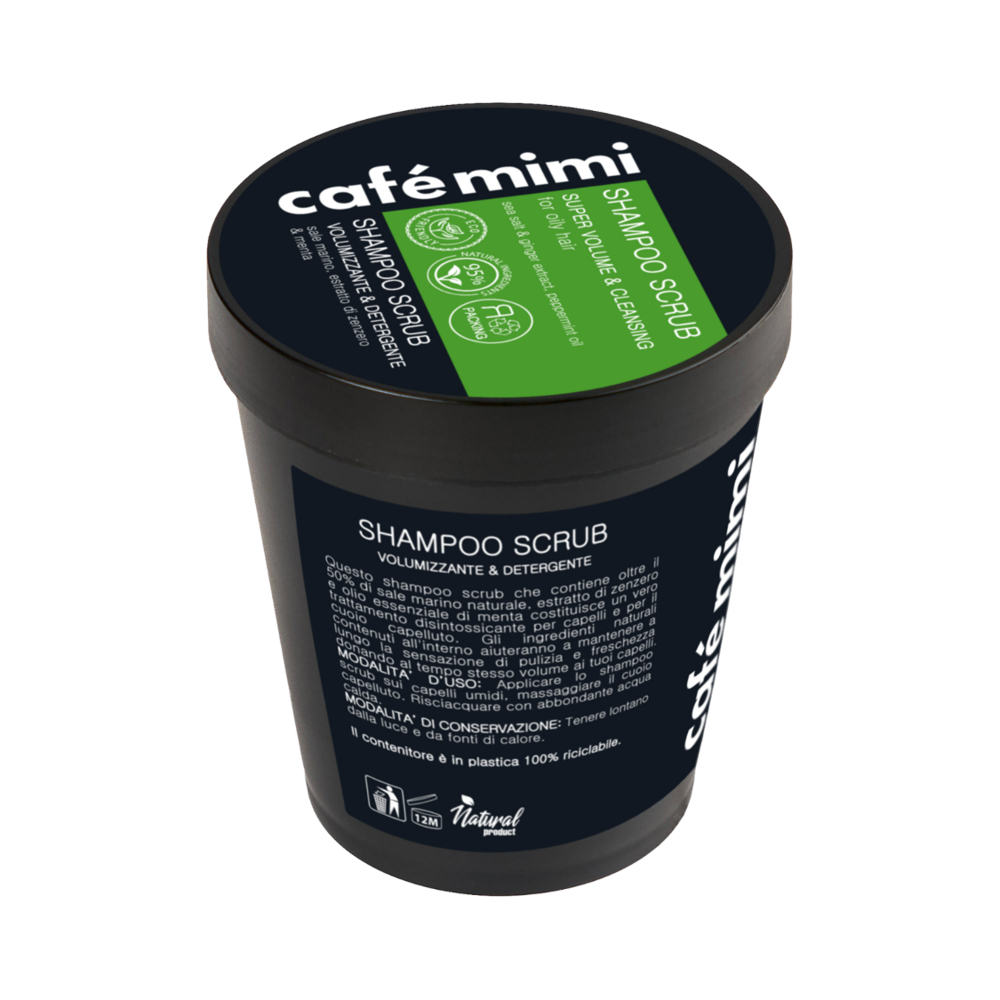 SHAMPOO SCRUB VOLUME CAFE MIMI